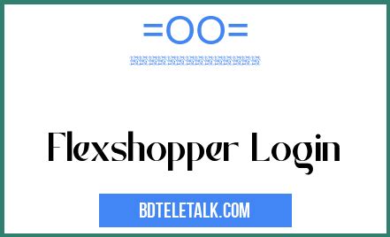 Flexshopper login - 